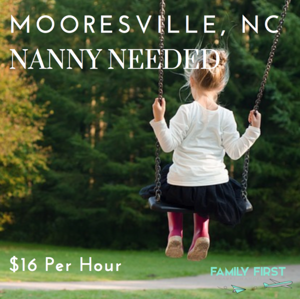 Mooresville, North Carolina Nanny Needed