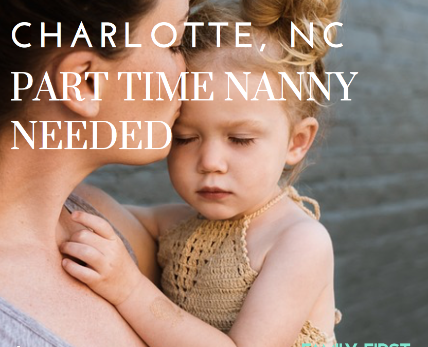 Part Time Nanny Needed in Charlotte, North Carolina